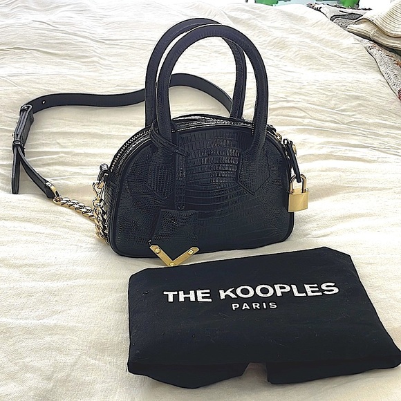 The Kooples Paris Mini Black Leather Bag – OS - Picture 4 of 9